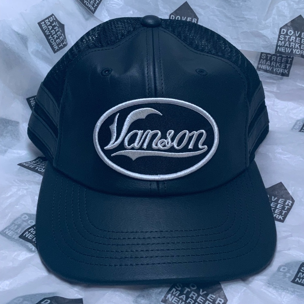 Supreme®/Vanson Leathers® Mesh Back 6-Panel FW25 - Black - BRAND NEW!